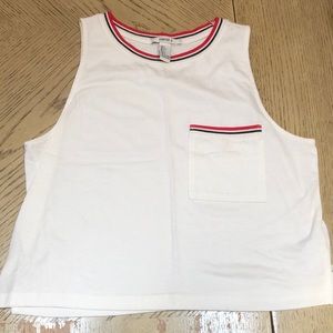 Forever 21 White Crop Top